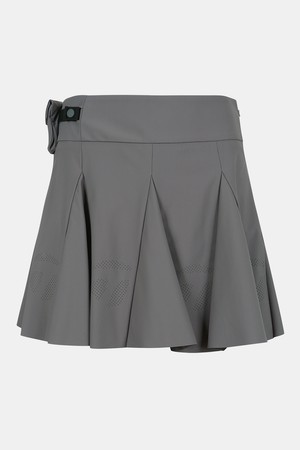 [테일러메이드] [엑셀러]25SS 여성 저지 펀칭 플레어 큐롯 TWCUO6291-193_GREY-a