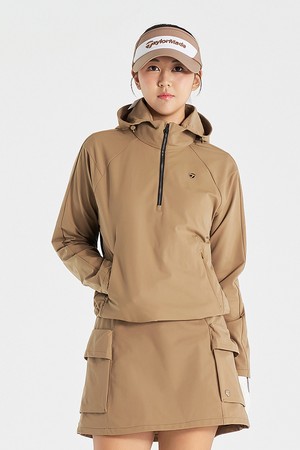 [테일러메이드] 25FW 여성 하이넥 아노락 점퍼 TWJUO7202-513_CAMEL-a