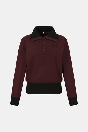 [테일러메이드] 25FW 여성 Y넥 아노락 점퍼 TWJUO7203-415_WINE-a