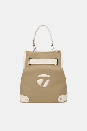 [테일러메이드] 25FW 여성 엠보 로고 버킷백 TWBPOF694-509_BEIGE-a