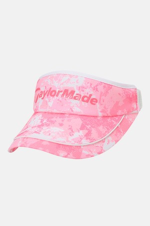 [테일러메이드] 25SS 여성 패턴 바이저 TWHVO6628-410_PINK-a