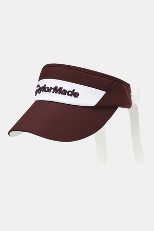 [테일러메이드] 25FW 여성 리본 바이저 TWHVO7624-415_WINE-a