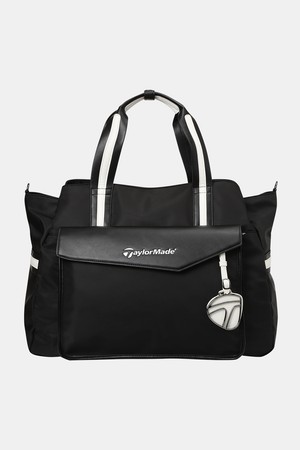 [테일러메이드] 25FW 여성 투톤 배색 보스턴백 TWBBOF692-199_BLACK-a
