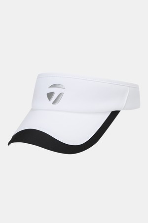 [테일러메이드] 25SS 남성 고주파로고 바이저 TMHVO2627-100_WHITE-a