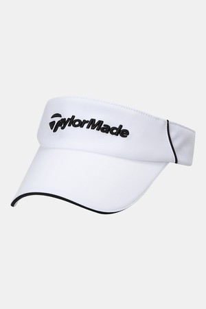 [테일러메이드] 25SS 남성 골지 배색 바이저 TMHVO2628-100_WHITE-a