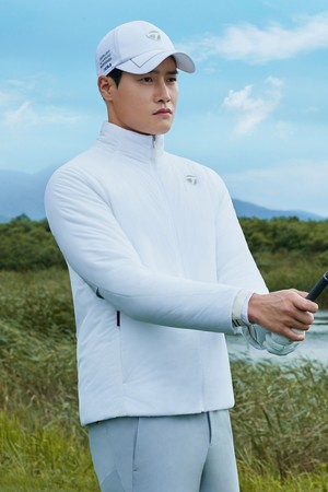 [테일러메이드] [엑셀러]25FW 남성 배색 패딩 점퍼 TMJPO3301-101_WHITE-a