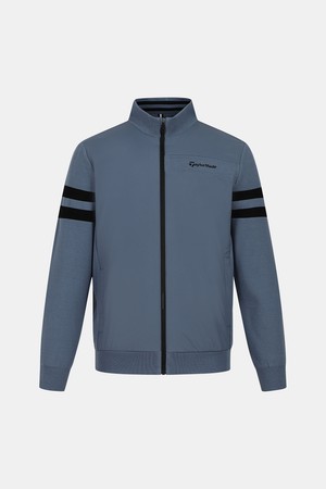 [테일러메이드] 25FW 남성 우븐 하이브리드 집업 니트 가디건 TMSCO3321-940_BLUE-a