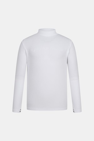 [테일러메이드] 25FW 남성 소프트피치 베이스레이어 하이넥 티셔츠 TMTHO3741-101_WHITE-a