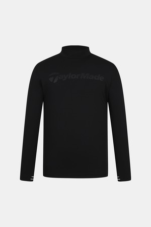 [테일러메이드] 25FW 남성 소프트피치 베이스레이어 하이넥 티셔츠 TMTHO3741-199_BLACK-a