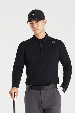 [테일러메이드] [엑셀러]25FW 남성 액션밴드 포인트 티셔츠 TMTYO4142-199_BLACK-a