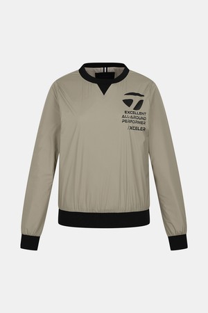 [테일러메이드] [엑셀러]25FW 여성 패딩 라운드 아노락 점퍼 TWJPO7301-508_BEIGE-a