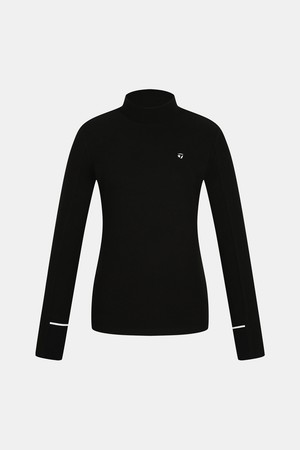[테일러메이드] 25FW 여성 하이넥 티셔츠 TWTHO8741-199_BLACK-a