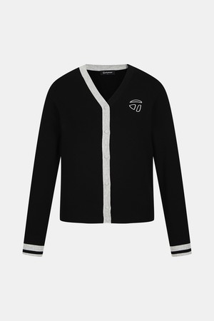 [테일러메이드] 25FW 여성 V넥 니트 가디건 TWSCO7226-199_BLACK-a