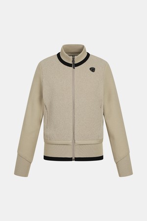 [테일러메이드] 25FW 여성 풀집업 니트 가디건 TWSCO7223-508_BEIGE-a