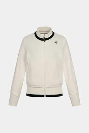 [테일러메이드] 25FW 여성 풀집업 니트 가디건 TWSCO7223-101_WHITE-a
