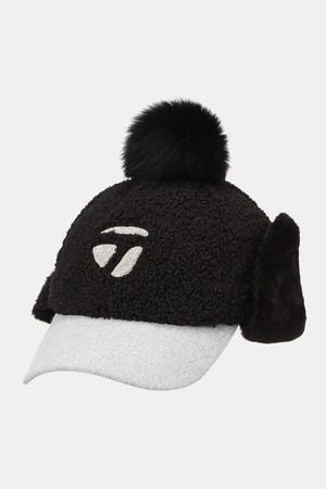 [테일러메이드] 25FW 여성 폼폼 방한볼캡 TWHCO8621-199_BLACK-a