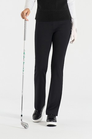 [테일러메이드] [엑셀러]25FW 여성 시그니처 본딩 부츠컷 팬츠 TWPTO8181-199_BLACK-a