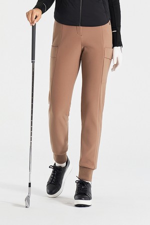 [테일러메이드] 25FW 여성 본딩 조거핏 팬츠 TWPTO8183-513_CAMEL-a