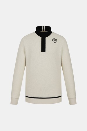 [테일러메이드] 25FW 남성 울 반집업 티셔츠 TMTHO4143-102_IVORY-a