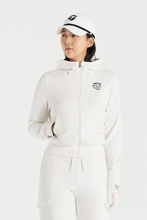 [테일러메이드] 25FW 여성 셋업 후디 티셔츠 가디건 TWTCO7743-102_IVORY-a