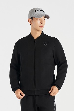 [테일러메이드] 25FW 남성 베이직 셋업 티셔츠 가디건 TMTCO3743-199_BLACK-a