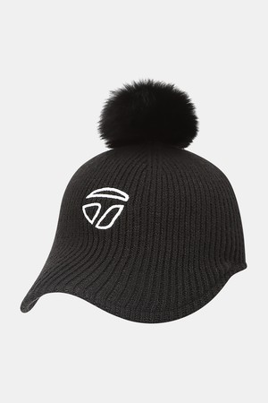 [테일러메이드] 25FW 여성 니트 캡 TWHNO8625-199_BLACK-a