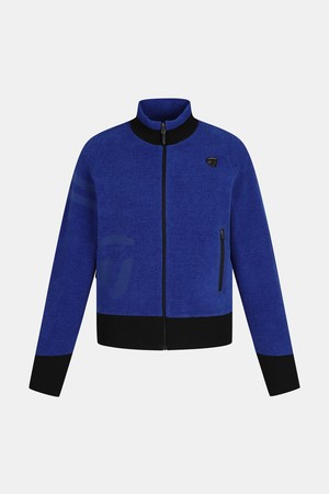 [테일러메이드] [엑셀러]25FW 여성 등판 다운 니트 가디건 TWSCO8123-907_BLUE-a