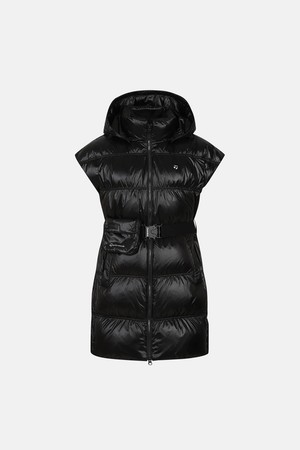 [테일러메이드] 25FW 여성 헤비 후드 다운 베스트 TWDVO8201-199_BLACK-a