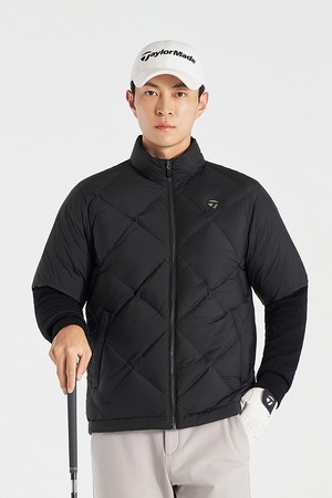[테일러메이드] 25FW 남성 반팔 경량 다운 점퍼 TMDJO4102-199_BLACK-a