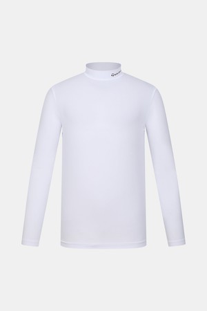 [테일러메이드] 26SS 남성 베이직 하이넥 베이스레이어 티셔츠 TMTH61742-100_WHITE-a