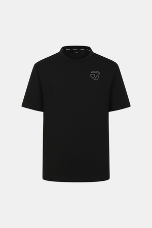 [테일러메이드] 26SS 남성 로고 프린트 라운드 반팔 티셔츠 TMTR62748-199_BLACK-a