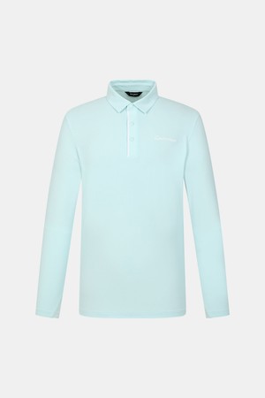 [테일러메이드] 26SS 남성 단작 포인트 카라 긴팔 티셔츠 TMTY61741-830_GREEN-a