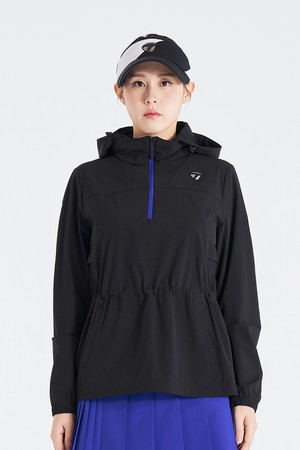 [테일러메이드] 26SS 여성 후드 긴기장 아노락 점퍼 TWJU65202-199_BLACK-a