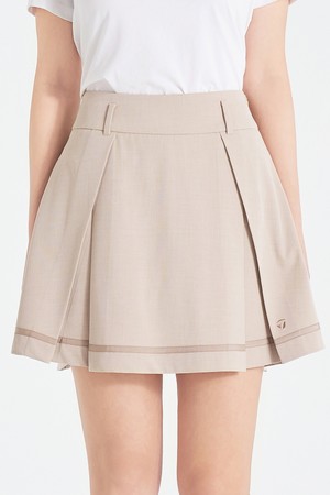 [테일러메이드] 26SS 여성 테잎 장식 플레어 큐롯 TWCU65293-509_BEIGE-a
