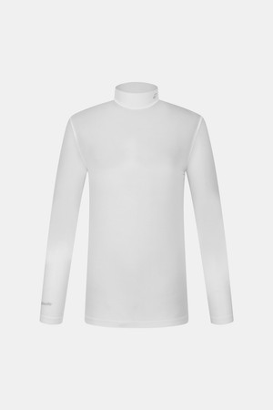 [테일러메이드] 26SS 남성 베이직 하이넥 베이스레이어 티셔츠 TMTH62743-100_WHITE-a