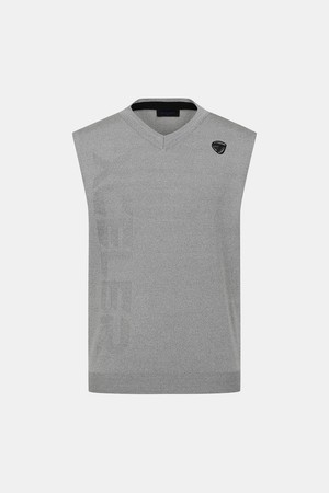 [테일러메이드] 26SS 남성 레터링 브이넥 니트 베스트 TMSV61222-193_GREY-a