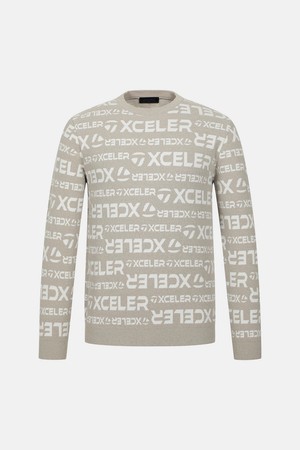 [테일러메이드] 26SS 남성 전판 레터링 니트 TMSR61221-509_BEIGE-a