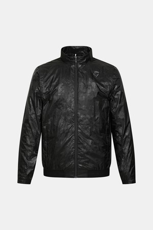 [테일러메이드] 26SS 남성 메탈 프린트 바람막이 점퍼 TMJU61201-199_BLACK-a