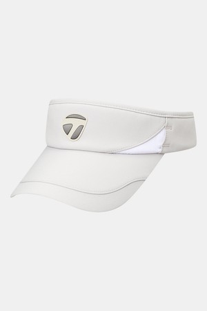 [테일러메이드] 26SS 남성 티로고 배색 포인트 트임 바이저 TMHV61624-509_BEIGE-a