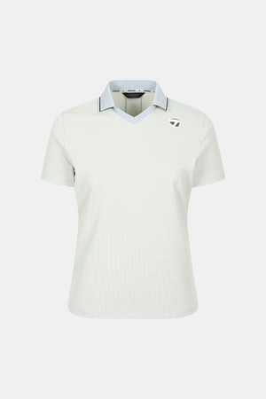 [테일러메이드] 26SS 여성 변형 카라 반팔 티셔츠 TWTP66142-190_GREY-a