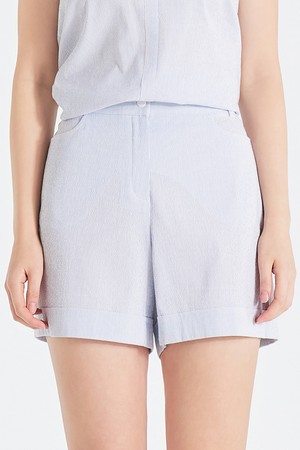 [테일러메이드] 26SS 여성 핀스트라이프 반바지 TWPS66382-920_BLUE-a