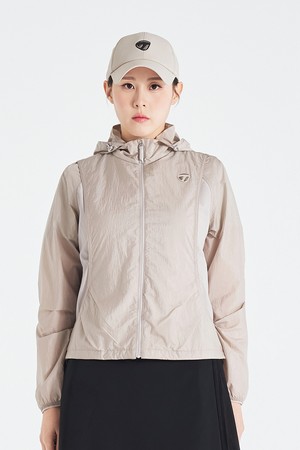 [테일러메이드] 26SS 여성 경량 루즈핏 홑겹 점퍼 TWJU66101-509_BEIGE-a