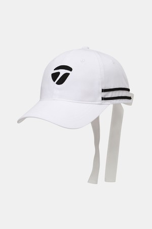[테일러메이드] 26SS 여성 띠장식 리본 볼캡 TWHC65624-100_WHITE-a