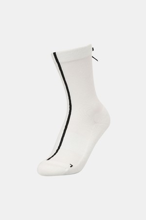 [테일러메이드] 26SS 여성 리본 장목 양말(18CM) TWAS65603-100_WHITE-a