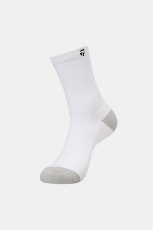 [테일러메이드] 26SS 남성 로고 자가드 배색 장목 양말(18CM) TMAS61605-100_WHITE-a