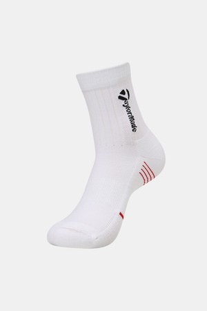 [테일러메이드] 26SS 남성 라인 배색 중목 양말(14CM) TMAS61603-100_WHITE-a