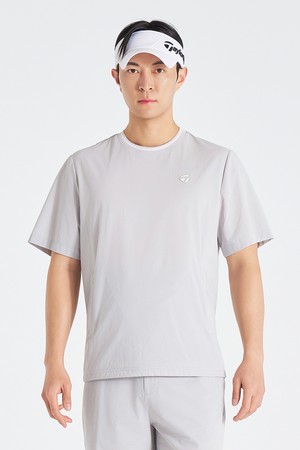 [테일러메이드] 26SS 남성 에어홀 라운드 아노락 반팔 점퍼 TMJU62701-196_GREY-a