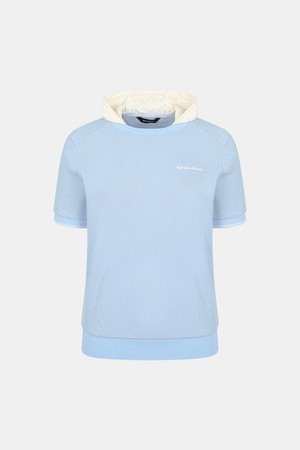 [테일러메이드] 26SS 여성 우븐 후드 반팔 티셔츠 TWTH66147-940_BLUE-a
