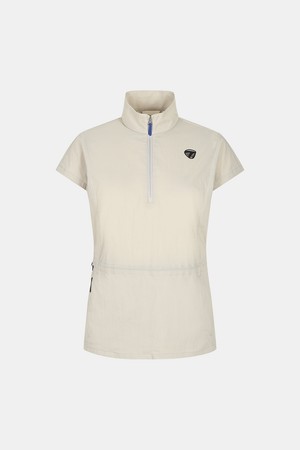 [테일러메이드] 26SS 여성 하이넥 반집업 베스트 TWVE66401-508_BEIGE-a