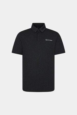 [테일러메이드] 26SS 남성 솔리드 조직감 카라 반팔 티셔츠 TMTY62441-195_GREY-a